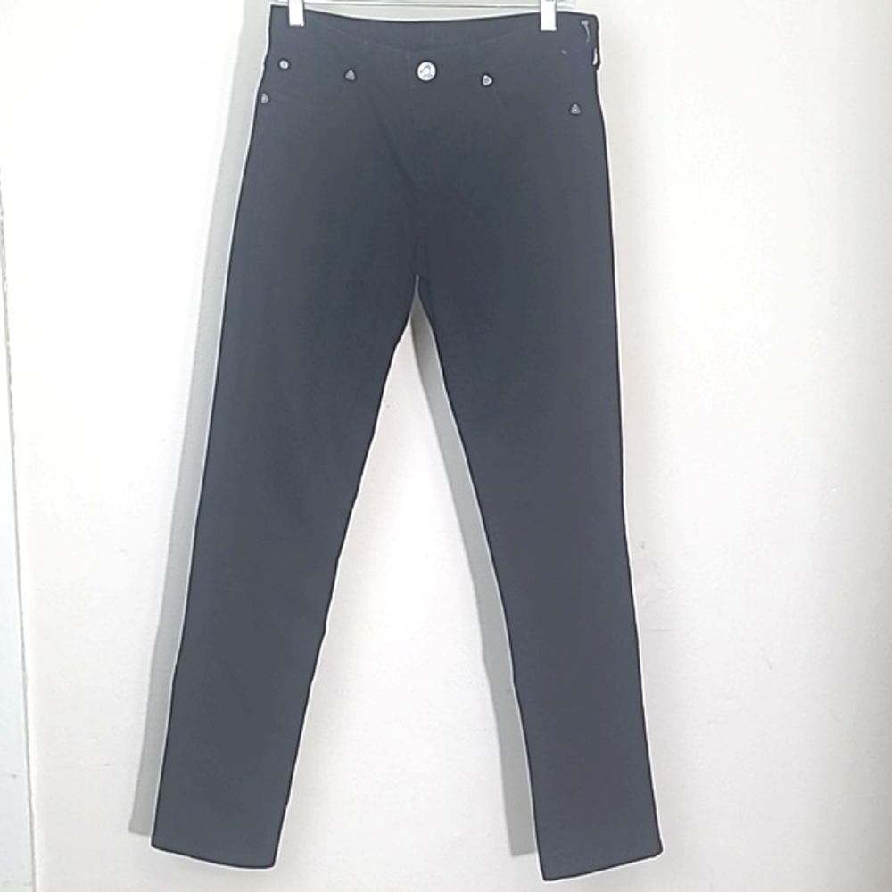 Kut from the Kloth black jeans sz 8 Long mid rise 5 pocket